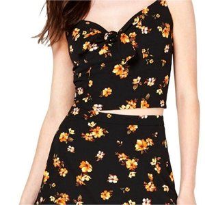 GYPSIES & Moondust Black and Orange Skirt Set